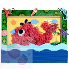 SB 스칸디아모스 고래액자 만들기 액자꾸미기