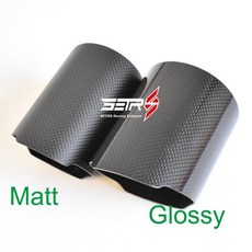 자동차 범용 스트레이트 플랜지 탄소 섬유 배기 팁 커버 머플러 파이프 케이스 하우징 1 개, 04 89mm glossy