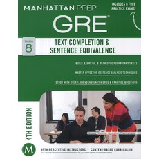 GRE 8: Text Completion & Sentence Equivalence, Manhattan Prep