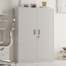 AAHUT 캐비 철제 캐비넷 중형 사무실 서류 캐비넷 개인 사물함 학교 지류함 다용도 철제 수납장, 아헛 CABI 양문형 캐비닛 중형, 3단