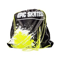 Epic Skates 드로스트링 백 블랙/옐로우 원 사이즈 173750, Epic Skates 드로스트링 백, 블랙/옐로우, 원