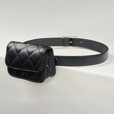 모리엘타 골프공파우치 골프공주머니 골프힙색, 1개, 블랙