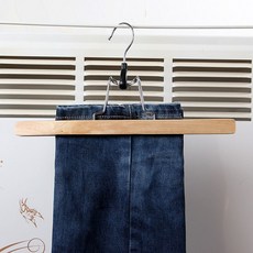 집게형 원목 일자 행거 바지걸이 3p 11795ea 1(pc), 색상, 1개