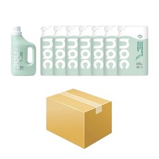 nac nac 嬰兒洗衣精 低敏親膚 酵素去污 中性pH值 ECOCERT SGS認證 7入組 (1100ml+6補充包), 8個, 1100L