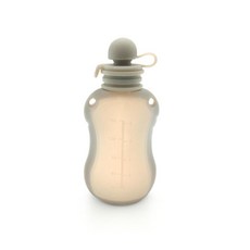 嬰兒矽膠咬咬樂水果輔食器食品級磨牙棒, 褐色 - 儲奶袋150ml, 1個