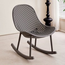 플라스틱 안락 휴식용 낮잠용 스툴 카페용 가정용 북유럽, 1개, 그레이 6kg