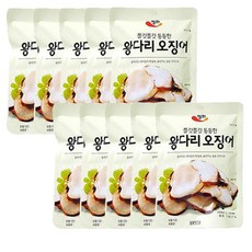 왕다리 오징어 슬라이스오징어 왕다리오징어 10개 술안주 사무실, 상세페이지 참조, 1