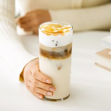 비크릴라 강화유리 홈카페 홈바 아이스커피 하이볼 글라스 맥주컵 500ml 2개입, 1세트, 투명