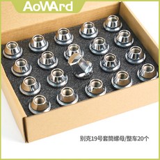 適用於 Buick (別克) 輪胎螺絲帽輪轂螺母, 1個, 凱越/樂風-16個