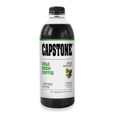 [캡스톤] 디카페인 헤이즐넛 콜드브루 더치커피 원액, 1세트, 1개입, 1L