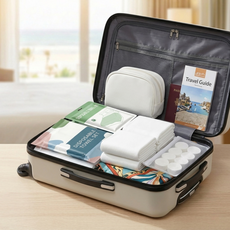 여행용 일회용 이불 커버 세트(베개커버+시트 포함) 해외여행 유럽 빈대 차단 캠핑 침구, 단기여행세트, 1개