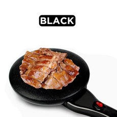 전기 크레페 제조기 피자 팬케이크 기계 비 스틱 철판 베이킹 팬 주방 기기 요리 도구 220V, 03 Black_01 110V_04 AU