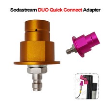소다 워터 Terra DUO ART Gaia 연결 어댑터 호스 키트-외부 CO2 탱크 실린더 W21.8 CGA320 G3 4, [01] 옵션1