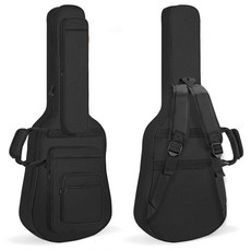 IBVIVIC 10mm 6 일렉트릭 기타 케이스 소프트 케이스 기타 경량 기그 백 스폰지, 1개