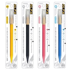 OLFA 筆刀、雕刻刀 216BS ／ AK-5 (附贈KB-5刀片5片) (金屬塑膠握把), 黑色 216BS BK