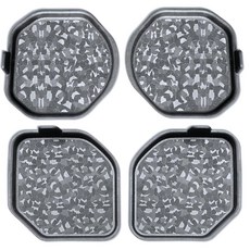 랭글러 JL JLU 4XE 2018-2026 및 글래디에이터 JT 2020-2026용 컵 홀더 코스터 지프 컵 홀더 인서트 오리지널 외부 디자인 지프 랭글러 액세서리(2개, 4PCS