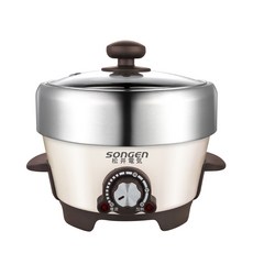 SONGEN 松井電気迷你多功能電鍋，小家庭/單身貴族適用，蒸煮燉多功能, SG-810A