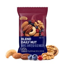 하루견과 건과일있는 블렌드하루견과 듀오베리스, 30개, 22g