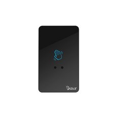 DJS-NT03 超薄型免接觸紅外線感應開關 - 非接觸式開門按鈕, 黑色, 1個