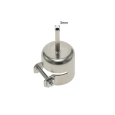 원형 850 898 깍지 범용 히트 납땜 852D 312MM 노즐 열풍 용접 공기, 3MM, 1개