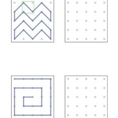 兒童點線描寫運筆練習