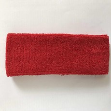 運動髮帶男女頭巾健身籃球羽毛球跑步健身瑜伽吸汗束髮帶, 紅色, 1個