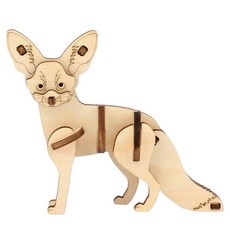 그니스토어 우드퍼즐 사막여우 3D입체퍼즐 돌봄교실