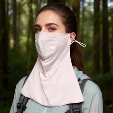 防曬麵罩全臉防紫外綫冰絲透氣護頸遮臉遮陽騎行防曬口罩女士