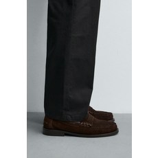 자라 ZARA 레더 로퍼 - 브라운 3178428