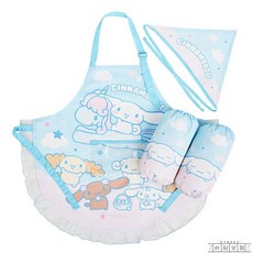 라담상점 시나모롤 앞치마 토시 두건 세트 산리오앞치마 아기미술가운