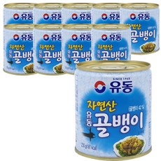 유동 자연산 골뱅이, 230g, 10개