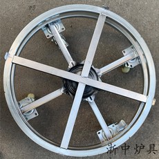 촬영용 턴테이블 대형 전신 회전 무대 회전판 테이블, 이동+회전 거치대 이동 거치대, 1개