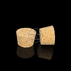 튜브/에센셜 오일 병/미니 소형 호환 소형 유리병용 100개 7 5mm-30mm 목재 코르크 마개, 02 30x25.5x20mm