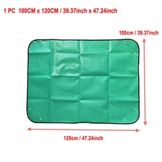 1Pc 새로운 홈 원예 용품 심기 매트 포팅 패드 접이식 식물 꽃 냄비 재사용 가능한 방수, 08 Green 100 X 120CM, 1개