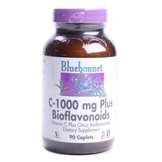 Bluebonnet 維他命C素食膠囊 1000mg, 1個, 90 件