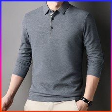 모드니랑 봄가을 남성 카라티셔츠 남자 긴팔 카라티