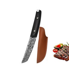 패턴 주방칼 과일칼 나무 손잡이 고기칼 커버 주방용품, 7. meat cutter b, 1개