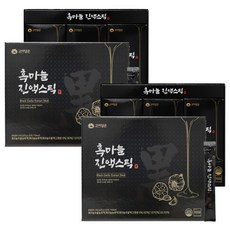 흑마늘 진액스틱 국내산 흑마늘추출농축액 알리신 폴리페놀 인진쑥 천궁 작약, 2박스, 450g