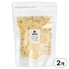 싸리재 국산 녹두 고물 300g 저당 떡재료 인절미고물 송편속재료, 2개