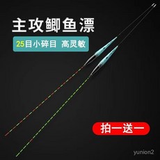 高靈敏輕口小碎目鯽魚漂納米浮漂加粗醒目25目浮標漂防風浪走水, 1個, XQ 1號【喫鉛1.5克】輕口鯽魚,小碎目 晴天/陰天尾混搭（實發2支）