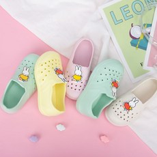 알파슈 미피 컬러 실내화 유치원 실내화 초등 학생 학교 유아 어린이 신학기 아기 아동 층간소음 키즈 여아 남아 EVA 슬리퍼