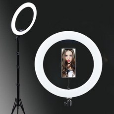 LED 링라이트(삼각대포함) 유투버 방송조명 동영상촬영 개인촬영 1인방송 촬영 조명 장비 BJ장비, LED링라이트+삼각대, 1개