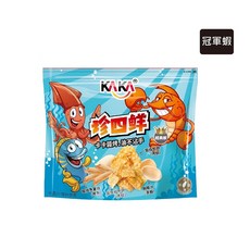 KAKA卡卡 珍四鮮醬燒海鮮風味餅乾(經典) 涮嘴零食, 12個, 88g
