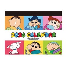 짱구는못말려 2026 미니 캘린더 (가로형), 1개, 가로형