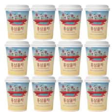 홍삼꿀차 국산 일회용 컵스틱 사무실 직장인 간편 액상차, 1세트, 12개입, 45g