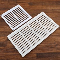 DS-PVC그릴(2가지크기)(환기구/공기창/통풍구마감재/PVC루바), 내경:190*190mm, 1개