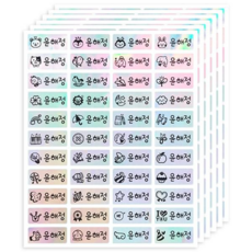 3+3 미니 네임스티커 264개, 3+3 미니 홀로그램 다양그림, 1세트