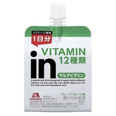 모리나가 인 젤리 멀티 비타민 그레이프 후르츠 맛, 180g
