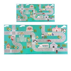 떼였다 붙였다 교통 질서 마그네틱 3단북 X 2개입 단체선물 장난감 성탄절선물 인지발달 생장남감 dew+92309sv