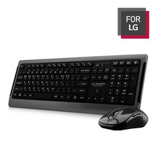 For LG 무선키보드마우스세트 MKS-8000 (키스킨포함), 일반형, Black, 블랙